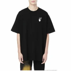Hypeyourbeast T-Shirts OFF-WHITE Hand Shake Tee Shirt 'BLACK' 9 Hypeyourbeast T-Shirts OFF-WHITE Hand Shake Tee Shirt 'BLACK'