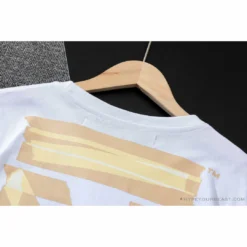 Hypeyourbeast T-Shirts OFF-WHITE Classic Cross Yellow Arrow Tape Tee Shirt 'WHITE' 13 Hypeyourbeast T-Shirts OFF-WHITE Classic Cross Yellow Arrow Tape Tee Shirt 'WHITE'
