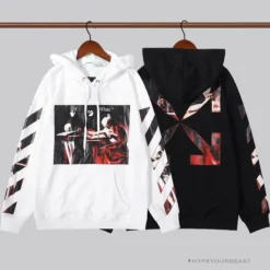 Hypeyourbeast Hoodies & Jackets OFF-WHITE Skull And Writing Hoodie 'WHITE'