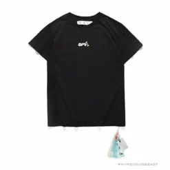 Hypeyourbeast OFF-WHITE Mickey Bluff Face Tee Shirt 'BLACK'