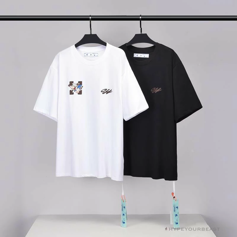 Hypeyourbeast T-Shirts OFF-WHITE Arrow Flying Cow Tee Shirt 'WHITE' 13 Hypeyourbeast T-Shirts OFF-WHITE Arrow Flying Cow Tee Shirt 'WHITE'