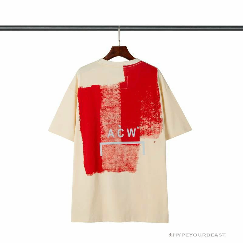 Hypeyourbeast OFF-WHITE ACW Digital Print Tee Shirt 'BEIGE' T-Shirts 2 Hypeyourbeast OFF-WHITE ACW Digital Print Tee Shirt 'BEIGE' T-Shirts
