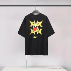 Hypeyourbeast OFF-WHITE Dimensional Arrow Angry Calf Tee Shirt 'BLACK'