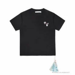 Hypeyourbeast OFF-WHITE Takashi Murakami Sunflower Tee Shirt 'BLACK' T-Shirts