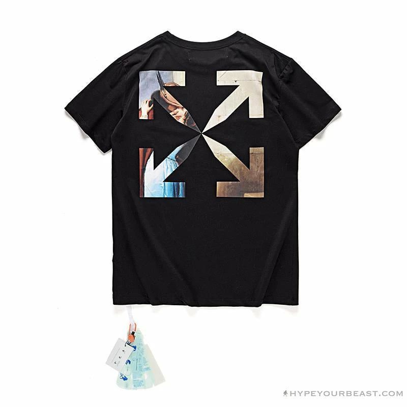 Hypeyourbeast T-Shirts OFF-WHITE The Kiss Tee Shirt 'BLACK' 5 Hypeyourbeast T-Shirts OFF-WHITE The Kiss Tee Shirt 'BLACK'