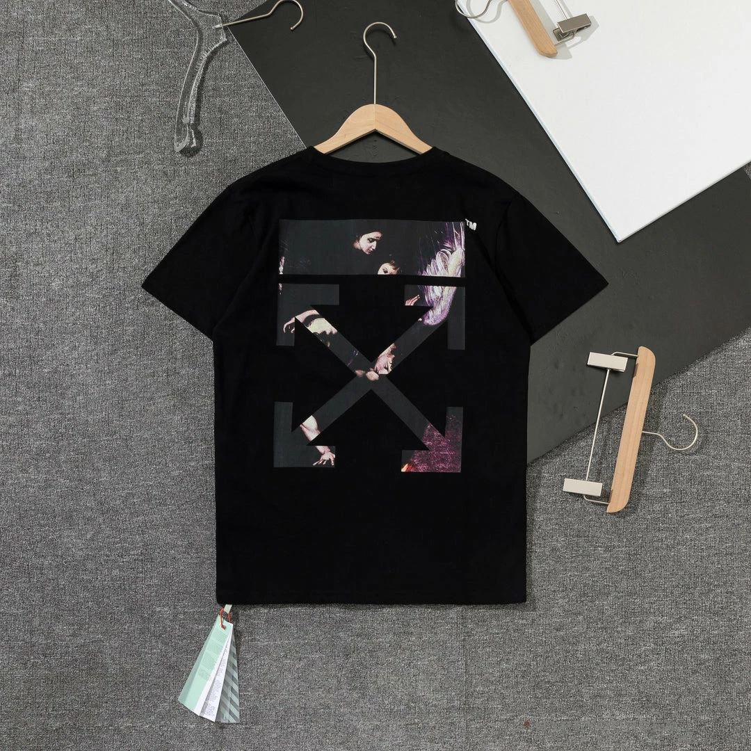 Hypeyourbeast T-Shirts OFF-WHITE Mary Religious Oil Painting Tee Shirt 'BLACK' 2 Hypeyourbeast T-Shirts OFF-WHITE Mary Religious Oil Painting Tee Shirt 'BLACK'