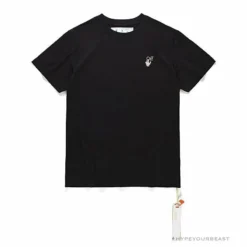 Hypeyourbeast OFF-WHITE Takashi Murakami Chrysanthemum Tee Shirt 'BLACK' T-Shirts