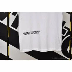 Hypeyourbeast OFF-WHITE 99 Pink Arrow Tee Shirt 'WHITE' 11 Hypeyourbeast OFF-WHITE 99 Pink Arrow Tee Shirt 'WHITE'