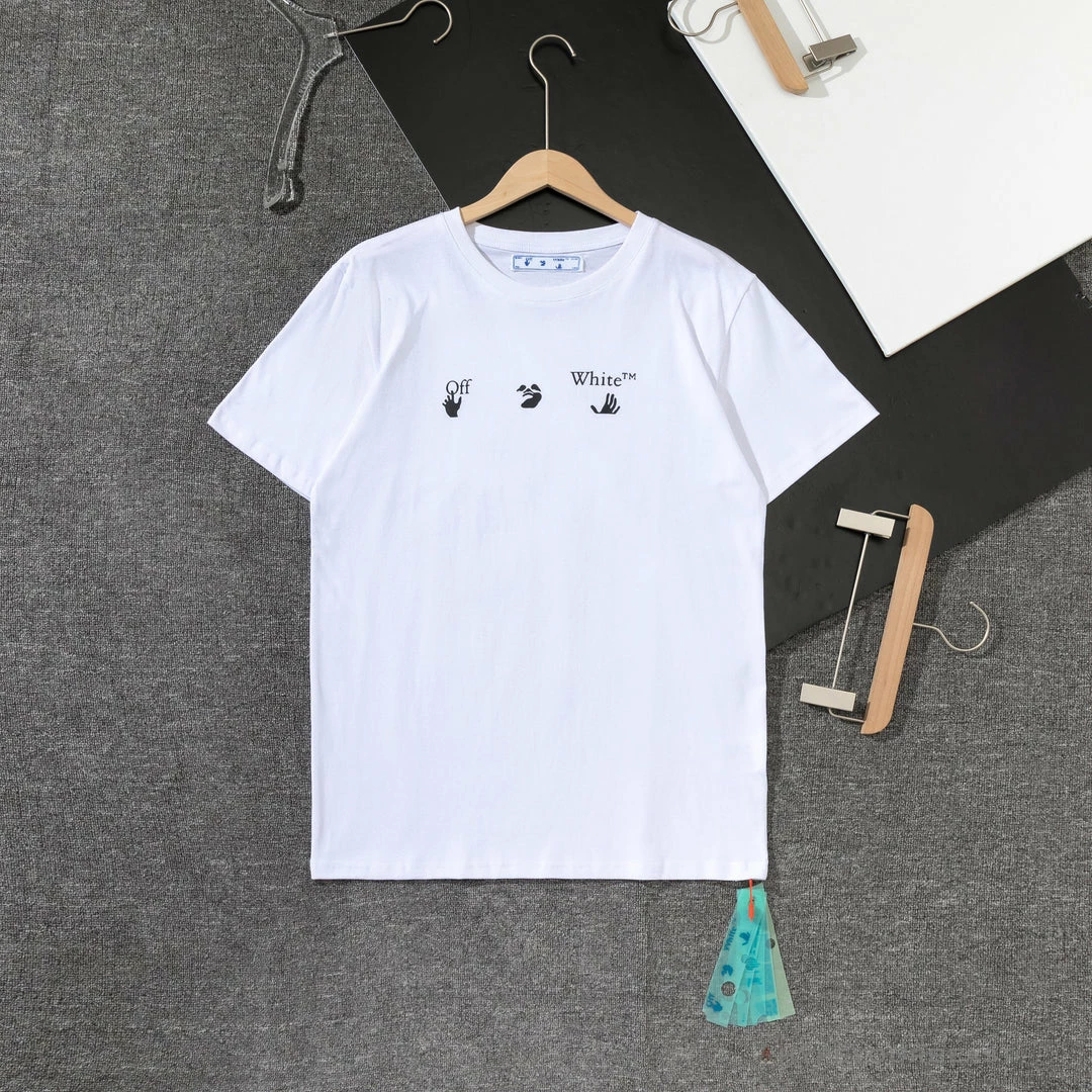 Hypeyourbeast T-Shirts OFF-WHITE Sea Blue Cross Arrow Tee Shirt 'WHITE' 1 Hypeyourbeast T-Shirts OFF-WHITE Sea Blue Cross Arrow Tee Shirt 'WHITE'