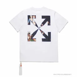 Hypeyourbeast OFF-WHITE Baroque Angel Religious Painting Tee Shirt 'WHITE'