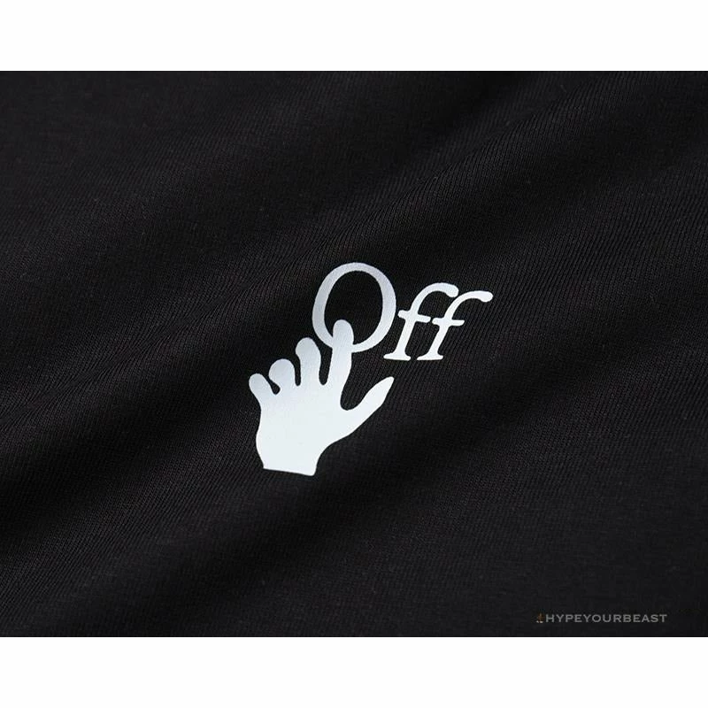 Hypeyourbeast OFF-WHITE Graffiti Letter Doraemon Tee Shirt ' BLACK' T-Shirts 5 Hypeyourbeast OFF-WHITE Graffiti Letter Doraemon Tee Shirt ' BLACK' T-Shirts