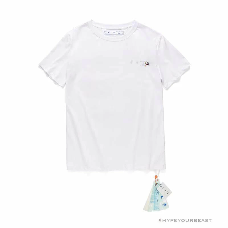 Hypeyourbeast OFF-WHITE Mickey Limited Arrow Tee Shirt 'WHITE' 1 Hypeyourbeast OFF-WHITE Mickey Limited Arrow Tee Shirt 'WHITE'
