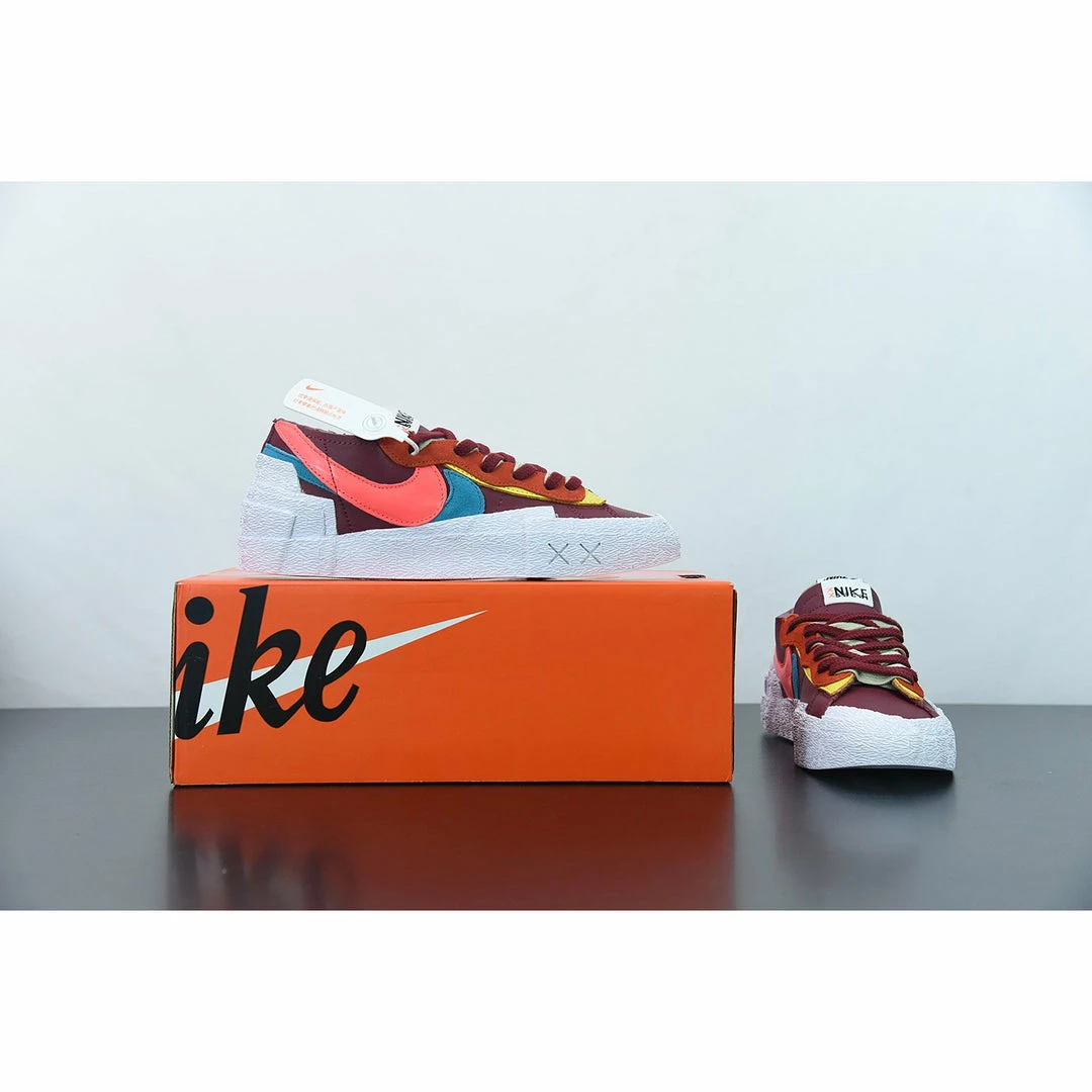 HypeYourBeast Nike Blazer Low Sacai KAWS Red 5 HypeYourBeast Nike Blazer Low Sacai KAWS Red