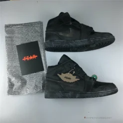 Hypeyourbeast Air Jordan 1 Mid X CLOT 'Black'