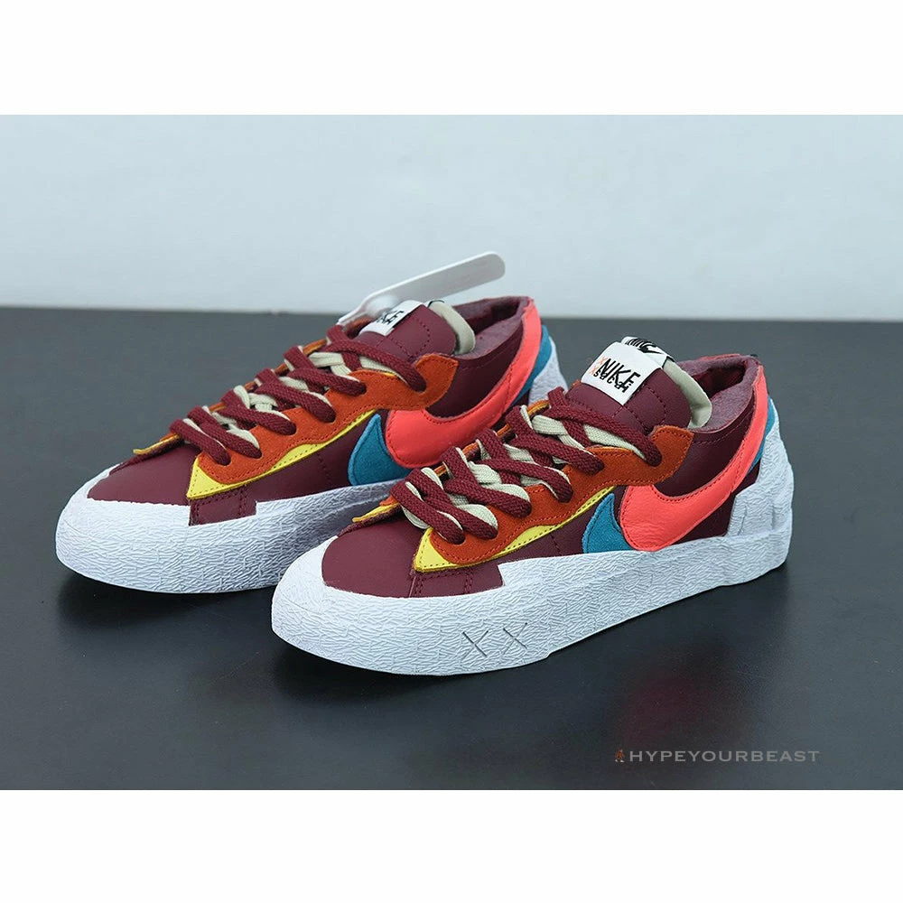 HypeYourBeast Nike Blazer Low Sacai KAWS Red 1 HypeYourBeast Nike Blazer Low Sacai KAWS Red