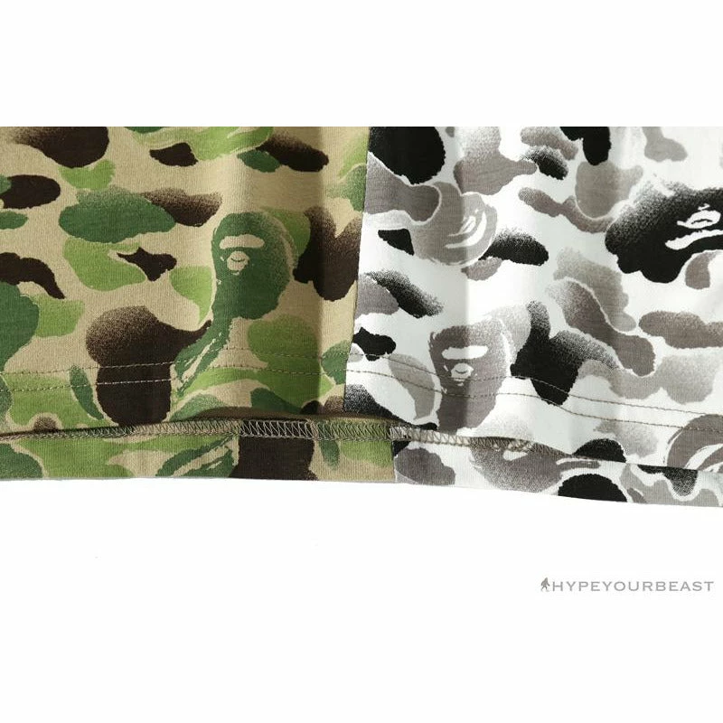 Hypeyourbeast BAPE Chinese Style Ink 10th Anniversary Camouflage Tee Shirt 'Green & White' Clothes 6 Hypeyourbeast BAPE Chinese Style Ink 10th Anniversary Camouflage Tee Shirt 'Green & White' Clothes