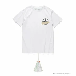 Hypeyourbeast T-Shirts OFF-WHITE Explosive Strip Basic Arrow Tee Shirt 'WHITE'