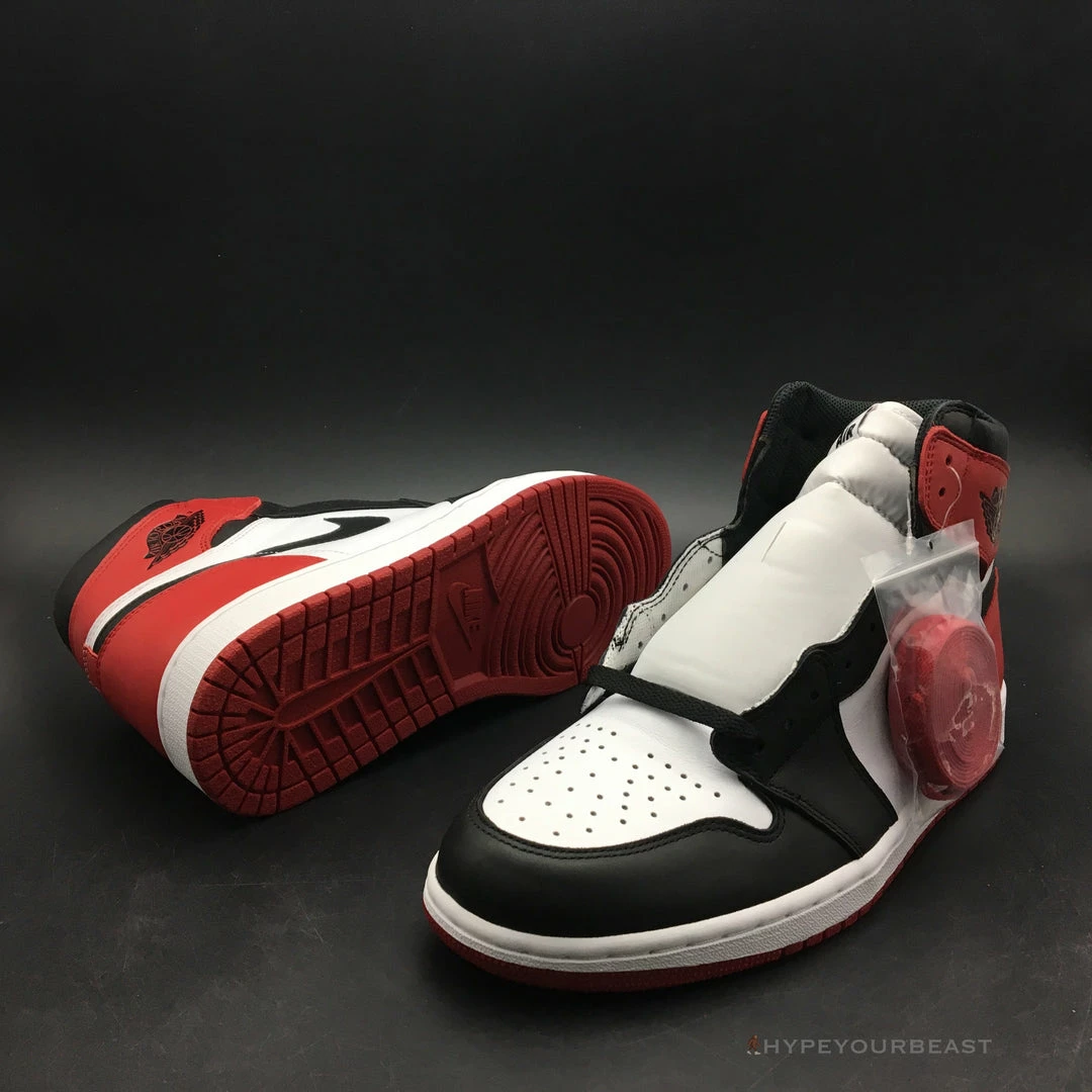 Hypeyourbeast Air Jordan 1 High 'Satin Black Toe' 3 Hypeyourbeast Air Jordan 1 High 'Satin Black Toe'