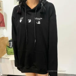 HypeYourBeast Hoodies & Jackets Off-White Green Hoodie - Black 39 HypeYourBeast Hoodies & Jackets Off-White Green Hoodie - Black