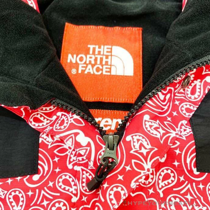 HypeYourBeast Supreme X TNF Bandana Jacket Red 7 HypeYourBeast Supreme X TNF Bandana Jacket Red