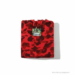 Hypeyourbeast Clothes BAPE Camo Hoodie Shark Head 'RED'