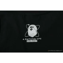 Hypeyourbeast Clothes BAPE Universe Solar System Ape Man Head Tee Shirt 'BLACK'