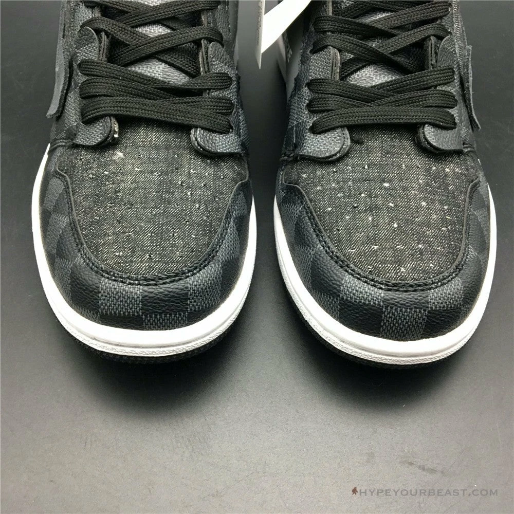 Hypeyourbeast Off White X Jordan 1 X LV Black 13 Hypeyourbeast Off White X Jordan 1 X LV Black