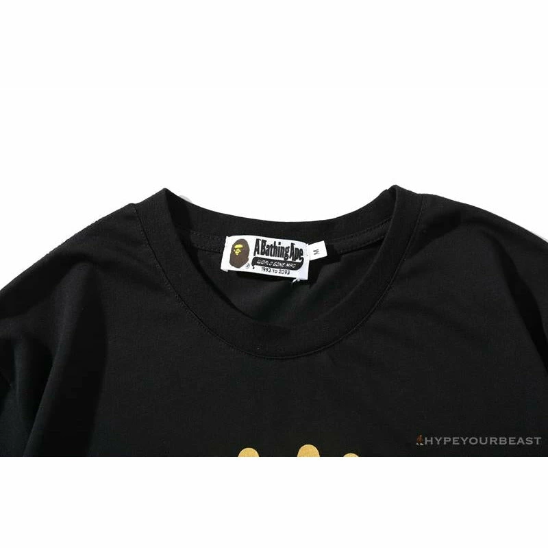 Hypeyourbeast BAPE Baby Milo Owl Bronzing Tee Shirt 'BLACK' 3 Hypeyourbeast BAPE Baby Milo Owl Bronzing Tee Shirt 'BLACK'