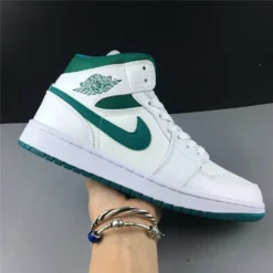 Hypeyourbeast Air Jordan 1 Mid White Mystic Green 27 Hypeyourbeast Air Jordan 1 Mid White Mystic Green