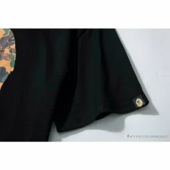 Hypeyourbeast BAPE X MCM Camouflage Ape Head Tee Shirt 'BLACK'