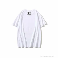 Hypeyourbeast BAPE Co-Branded Fly Boy Tee Shirt 'WHITE' Clothes
