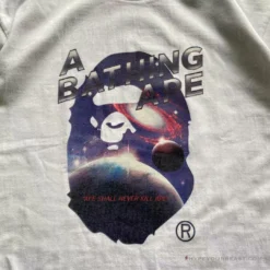 Hypeyourbeast Clothes Bape Tee Shirt White Galaxy