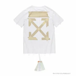 Hypeyourbeast T-Shirts OFF-WHITE Explosive Strip Basic Arrow Tee Shirt 'WHITE' 8 Hypeyourbeast T-Shirts OFF-WHITE Explosive Strip Basic Arrow Tee Shirt 'WHITE'