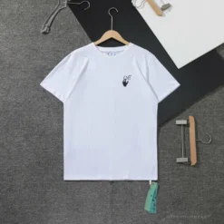 Hypeyourbeast OFF-WHITE Spray Paint Arrow Tee Shirt 'WHITE'