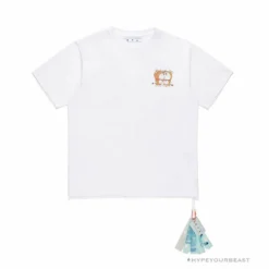 Hypeyourbeast OFF-WHITE Year Of The Ox Doraemon Arrow Tee Shirt 'WHITE'