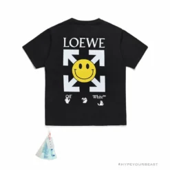 Hypeyourbeast OFF-WHITE X LOEW X SMILEY Tee Shirt 'BLACK' T-Shirts