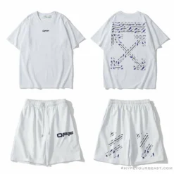 Hypeyourbeast Pants OFF-WHITE Cabin Cabbage Shorts 'WHITE' 15 Hypeyourbeast Pants OFF-WHITE Cabin Cabbage Shorts 'WHITE'