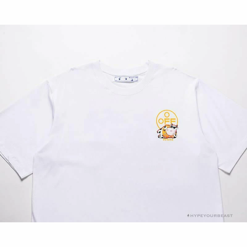 Hypeyourbeast T-Shirts OFF-WHITE Hawaiian Cow Arrow Tee Shirt "WHITE' 11 Hypeyourbeast T-Shirts OFF-WHITE Hawaiian Cow Arrow Tee Shirt "WHITE'