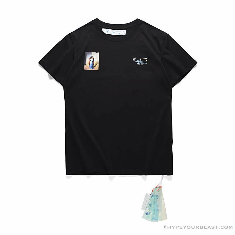 Hypeyourbeast T-Shirts OFF-WHITE The Kiss Tee Shirt 'BLACK' 1 Hypeyourbeast T-Shirts OFF-WHITE The Kiss Tee Shirt 'BLACK'