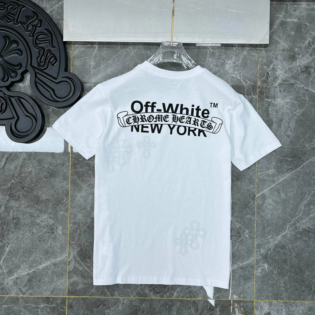 Hypeyourbeast T-Shirts OFF-WHITE Chrome Hearts Tee Shirt 'WHITE' 2 Hypeyourbeast T-Shirts OFF-WHITE Chrome Hearts Tee Shirt 'WHITE'