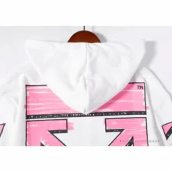 Hypeyourbeast Hoodies & Jackets OFF-WHITE Pink Orange Arrow Hoodie 'WHITE' 21 Hypeyourbeast Hoodies & Jackets OFF-WHITE Pink Orange Arrow Hoodie 'WHITE'
