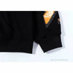 Hypeyourbeast OFF-WHITE Pink Orange Arrow Hoodie 'BLACK' Hoodies & Jackets