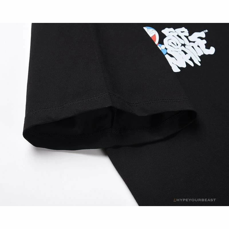 Hypeyourbeast OFF-WHITE Graffiti Letter Doraemon Tee Shirt ' BLACK' T-Shirts 10 Hypeyourbeast OFF-WHITE Graffiti Letter Doraemon Tee Shirt ' BLACK' T-Shirts