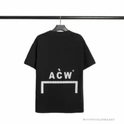 Hypeyourbeast OFF-WHITE ACW Empressed Tee Shirt 'BLACK' T-Shirts