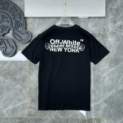 Hypeyourbeast OFF-WHITE Chrome Hearts Tee Shirt 'BLACK' T-Shirts