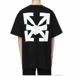 Hypeyourbeast T-Shirts OFF-WHITE Hand Shake Tee Shirt 'BLACK' 10 Hypeyourbeast T-Shirts OFF-WHITE Hand Shake Tee Shirt 'BLACK'