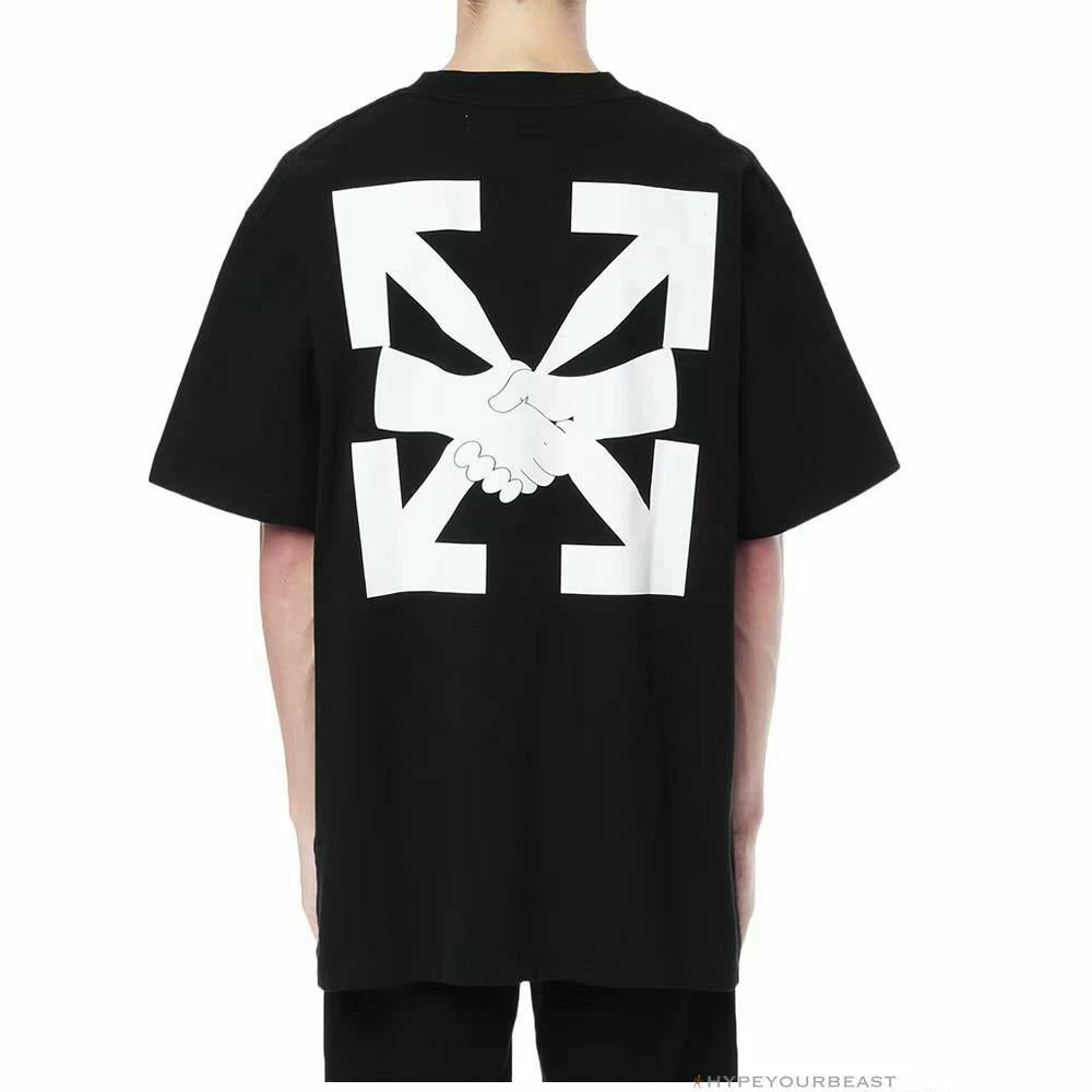 Hypeyourbeast T-Shirts OFF-WHITE Hand Shake Tee Shirt 'BLACK' 5 Hypeyourbeast T-Shirts OFF-WHITE Hand Shake Tee Shirt 'BLACK'