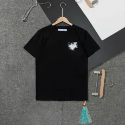 Hypeyourbeast OFF-WHITE Ballpoint Pen Depicting Pattern Tee Shirt 'BLACK'
