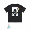 Hypeyourbeast OFF-WHITE Takashi Murakami Sunflower Tee Shirt 'BLACK' T-Shirts