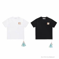 Hypeyourbeast OFF-WHITE Year Of The Ox Doraemon Arrow Tee Shirt 'BLACK'